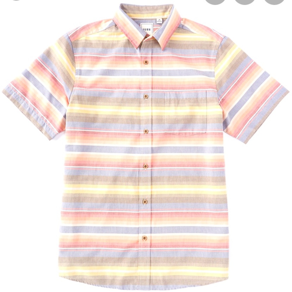 ROWM Men’s Large Short Sleeve Button Up NWT